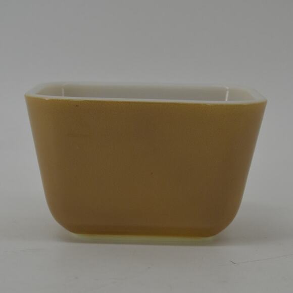 Vintage PYREX Refrigerator Dish 501 B Fridgie Sandlewood - Picture 13 of 13